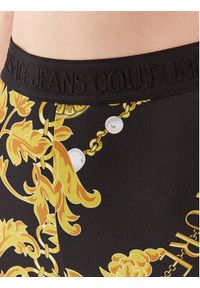 Versace Jeans Couture Legginsy 75HAC101 Czarny Slim Fit. Kolor: czarny. Materiał: syntetyk