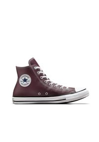Converse - Kapcie CONVERSE CHUCK TAYLOR ALL STAR FAUX LEATHER Bordeaux. Kolor: czerwony. Materiał: syntetyk, tkanina