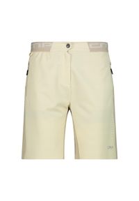 Szorty damskie rowerowe CMP 35C6096. Kolor: beżowy. Długość: krótkie #1