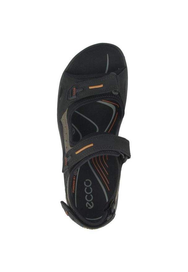 ecco - Buty do chodzenia męskie Ecco Offroad Marine. Zapięcie: rzepy. Kolor: czarny. Materiał: materiał, syntetyk. Sport: turystyka piesza