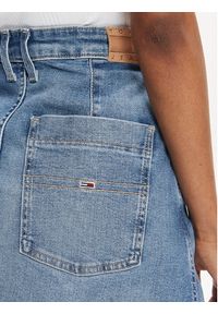 Tommy Jeans Spódnica jeansowa Aline DW0DW17982 Niebieski Regular Fit. Kolor: niebieski. Materiał: bawełna