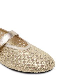 Patrizia Pepe Baleriny PPJ376.27 Złoty. Kolor: złoty. Materiał: skóra #7