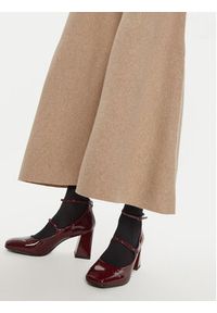 IVY & OAK - IVY OAK Spódnica trapezowa Kaia Rose IO113148 Beżowy Loose Fit. Kolor: beżowy. Materiał: wełna #5