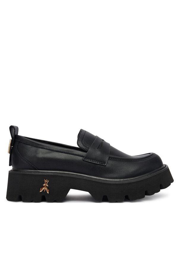 Loafersy Patrizia Pepe. Kolor: czarny