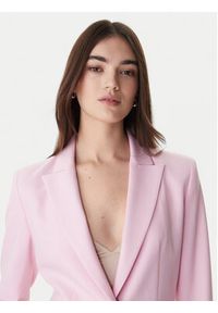 Marella Marynarka Slogan1 2615041211 Różowy Slim Fit. Kolor: różowy. Materiał: syntetyk #6