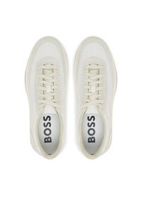 BOSS Sneakersy Baltimore 50548705 Biały. Kolor: biały. Materiał: zamsz, skóra #4