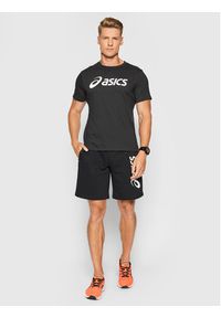 Asics T-Shirt Big Logo 2031A978 Czarny Regular Fit. Kolor: czarny. Materiał: bawełna, syntetyk