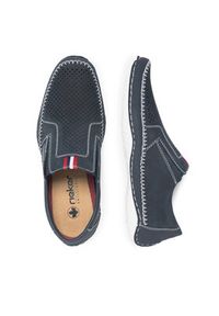 Rieker Półbuty 06351-14 Niebieski. Kolor: niebieski. Materiał: skóra #2