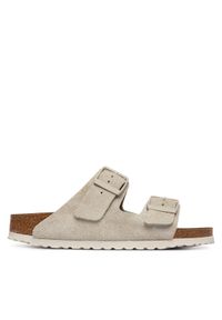 Birkenstock Klapki Arizona 1031645 Beżowy. Kolor: beżowy. Materiał: zamsz, skóra #1