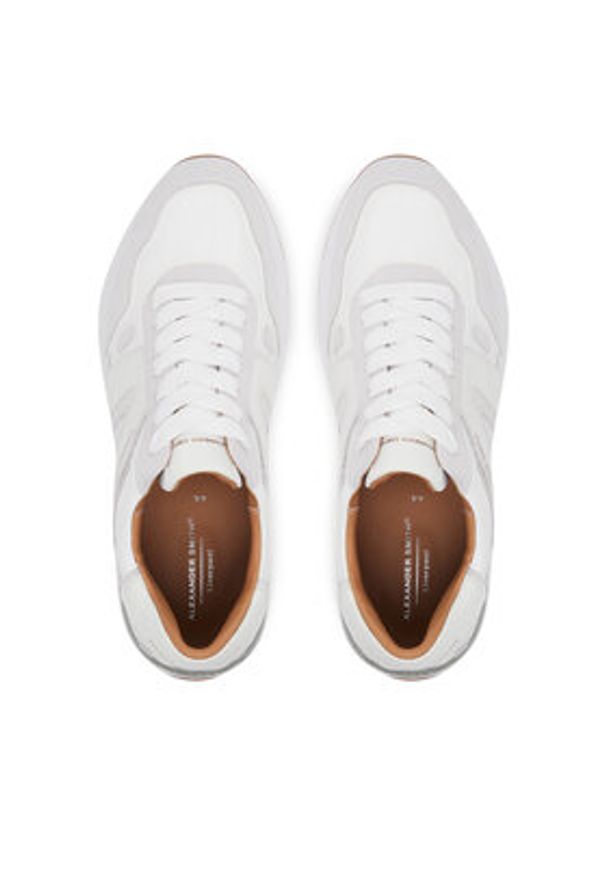 Alexander Smith Sneakersy 3343 Biały. Kolor: biały. Materiał: materiał