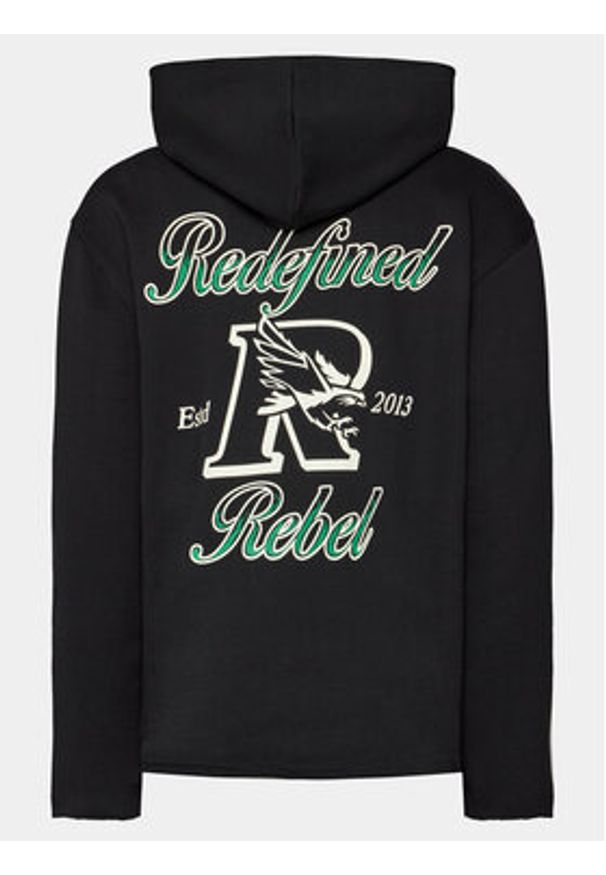 Redefined Rebel Bluza Branson 223144 Czarny Regular Fit. Kolor: czarny. Materiał: bawełna, syntetyk