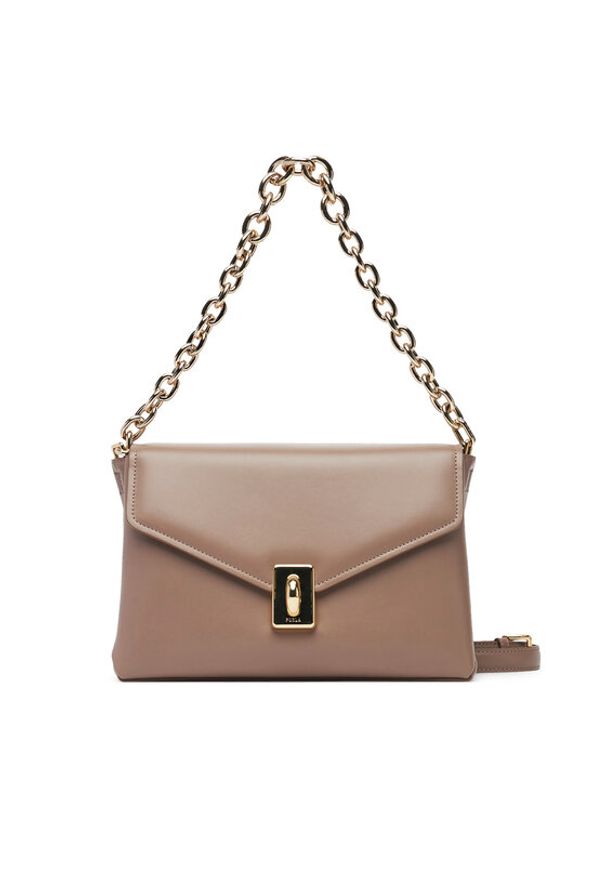 Furla Torebka Meridiana WB01448 BX3227 MA200 Brązowy. Kolor: brązowy. Materiał: skórzane