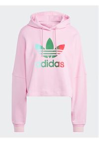 Adidas - adidas Bluza IK7863 Różowy. Kolor: różowy. Materiał: bawełna #14