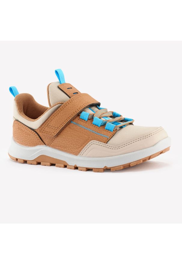 quechua - Buty turystyczne dla dzieci Quechua NH500 niskie. Kolor: wielokolorowy, beżowy, brązowy. Materiał: materiał, syntetyk, tkanina. Sport: turystyka piesza