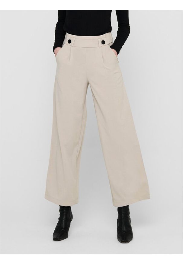 JDY Spodnie materiałowe Geggo 15208430 Szary Wide Leg. Kolor: szary. Materiał: syntetyk