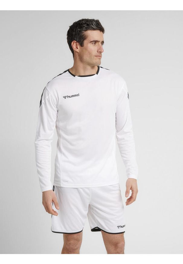 Hummel koszulka męska z długim rękawem hml Authentic Poly Jersey. Kolor: biały. Materiał: jersey. Długość rękawa: długi rękaw. Długość: długie. Sport: fitness