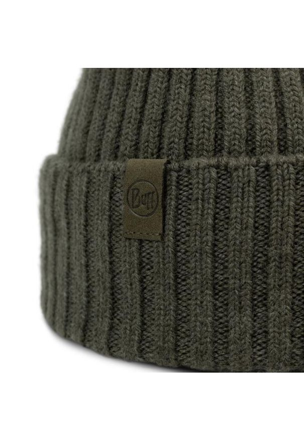 Buff - Czapka zimowa z wełny merino Norval. Kolor: brązowy, zielony, wielokolorowy. Materiał: wełna. Sezon: zima. Styl: sportowy