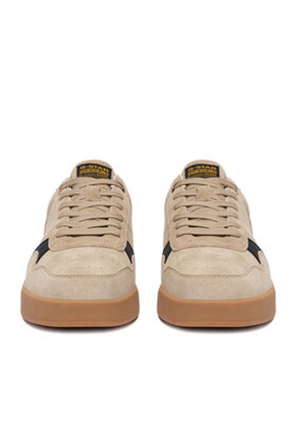 G-Star RAW - G-Star Raw Sneakersy EO-SANDER-02 Beżowy. Kolor: beżowy. Materiał: skóra, zamsz
