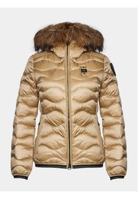 Blauer Kurtka zimowa 23WBLDC03093 Brązowy Regular Fit. Kolor: brązowy. Materiał: syntetyk. Sezon: zima