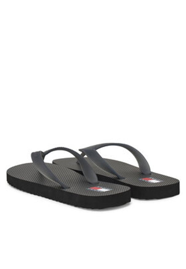 Tommy Jeans Japonki Tjw Logo Flip Flop EN0EN02447 Czarny. Kolor: czarny