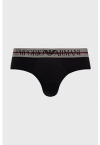 Emporio Armani Underwear Slipy (3-pack) męskie kolor czarny. Kolor: czarny #2