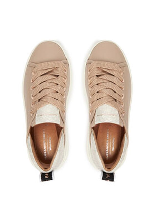 Alexander Smith Sneakersy WEMBLEY ASBCWHW-0524-MPL Beżowy. Kolor: beżowy. Materiał: skóra