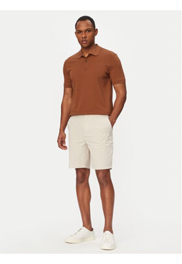 BOSS Szorty materiałowe H-Kane1 50555235 Szary Modern Fit. Kolor: szary. Materiał: bawełna