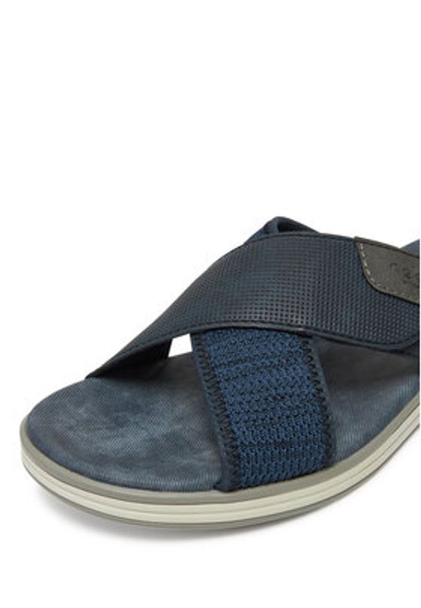 Rieker Klapki 29083-14 Granatowy. Kolor: niebieski. Materiał: syntetyk, materiał