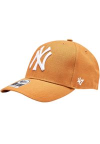 47 Brand New York Yankees MVP Cap, Czapka z daszkiem dla dorosłych. Kolor: pomarańczowy. Materiał: wełna, akryl