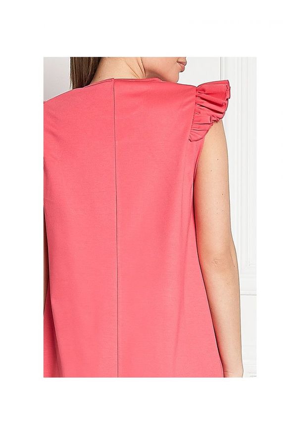 Sugarbird Sukienka "Kelia" | SB18SS3243216 | Kobieta | Różowy. Typ kołnierza: kołnierz z falbankami. Kolor: różowy. Materiał: elastan, poliester