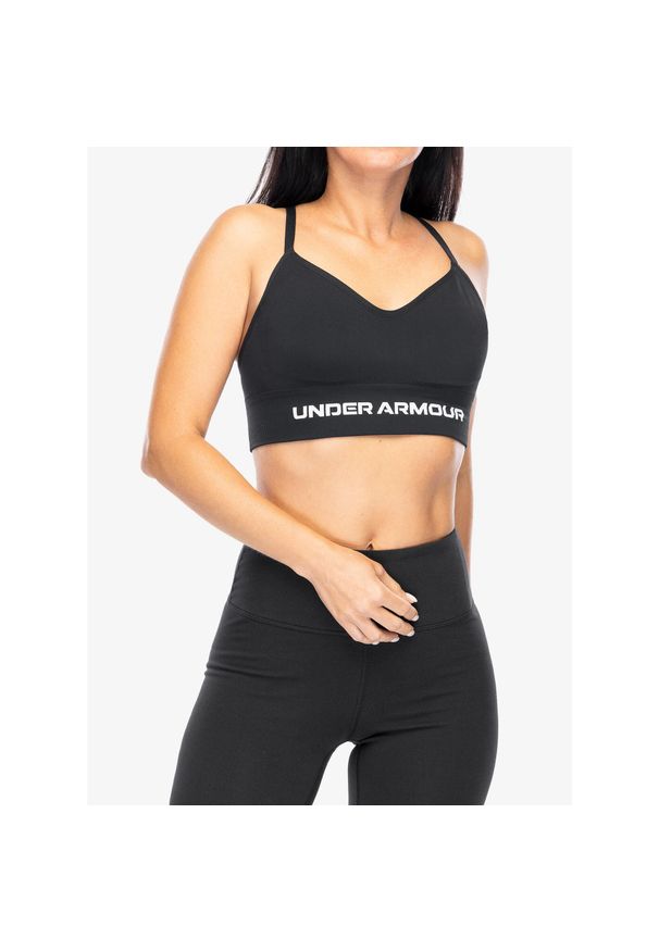 Biustonosz sportowy Under Armour UA Vanish Seamless Low Bra. Kolor: czarny