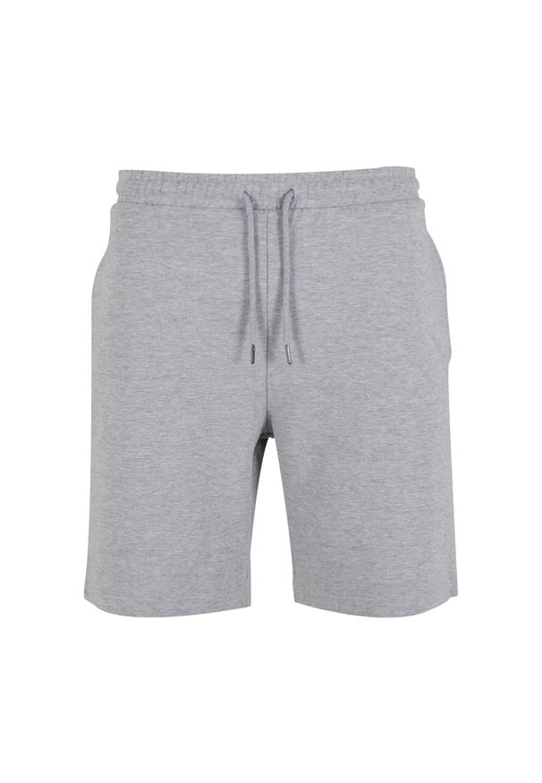 BUILD YOUR BRAND - Ultra Ciężkie Spodenki Dresowe Unisex Dla Dorosłych. Kolor: szary. Materiał: dresówka