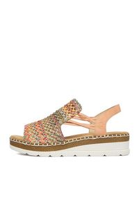 Rieker Sandały CEO-V1241-90 Kolorowy. Materiał: materiał. Wzór: kolorowy #7
