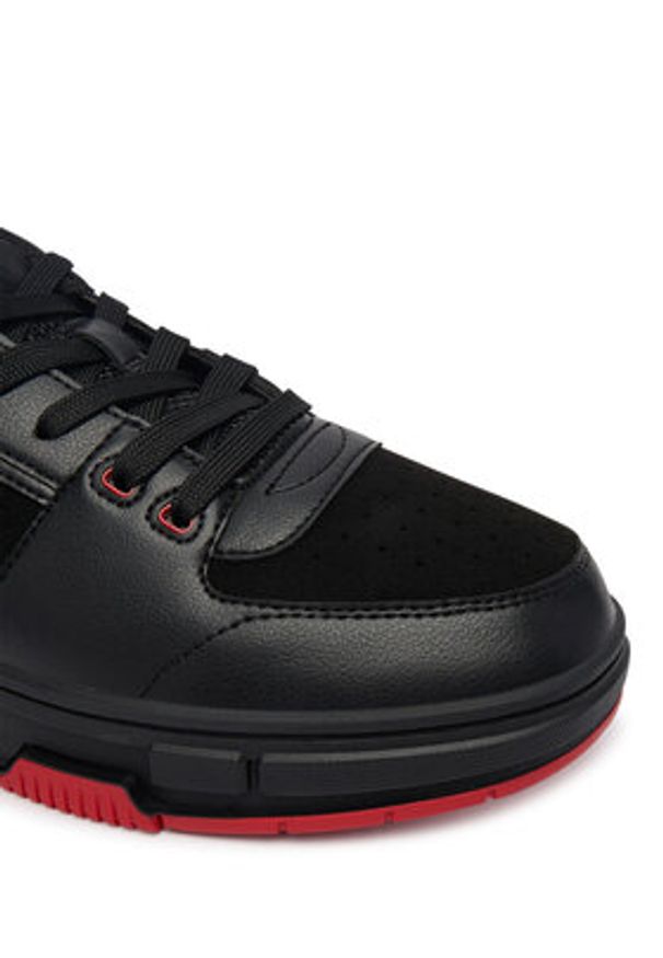 Hugo - HUGO Sneakersy Yarrow 50558023 Czarny. Kolor: czarny. Materiał: skóra