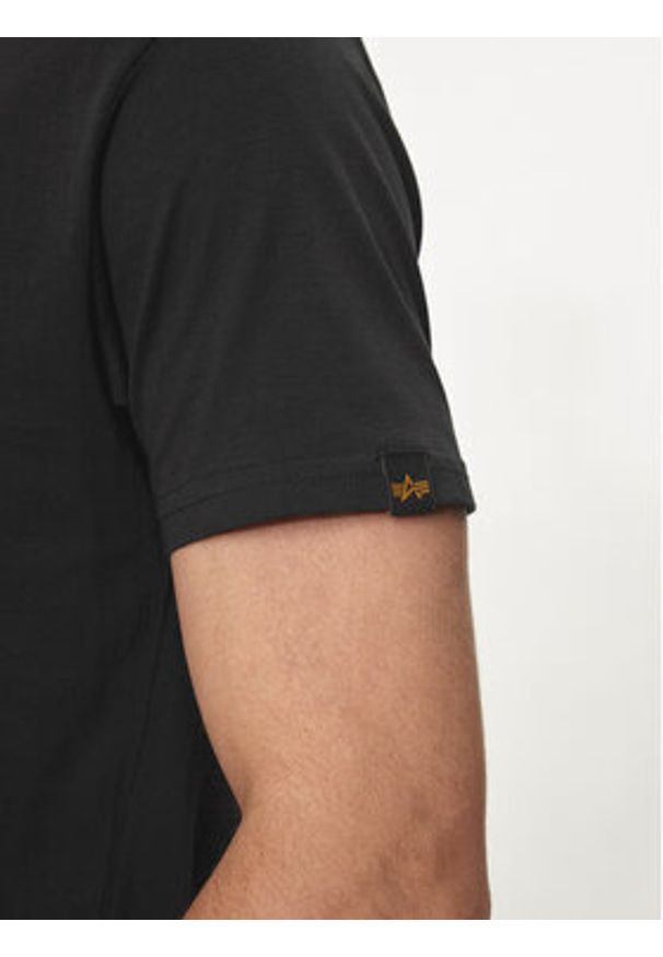 Alpha Industries Komplet t-shirtów Basic 106524 Biały Regular Fit. Kolor: biały. Materiał: bawełna