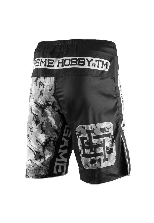 Spodenki do Grapplingu MMA BJJ K1 męskie EXTREME HOBBY COMBAT GAME. Kolor: czarny. Materiał: poliester