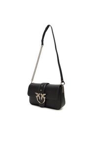 Pinko - PINKO Torebka Love One Mini Slouchy Fl PE 25 PLTT 104340 A0QO Czarny. Kolor: czarny. Materiał: skórzane #6