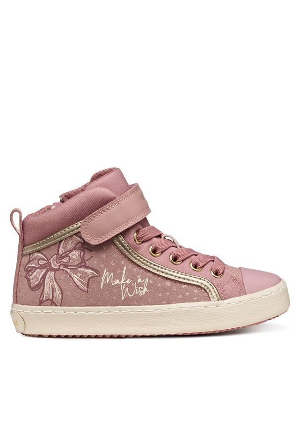 Sneakersy Geox. Kolor: różowy