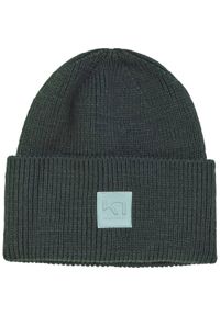 KARI TRAA - Czapka zimowa damska Kari traa KYTE BEANIE. Kolor: zielony. Sezon: zima