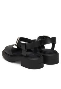 Calvin Klein Sandały Chunky Sandal Lth Mg HW0HW03131 Czarny. Kolor: czarny. Materiał: skóra #3