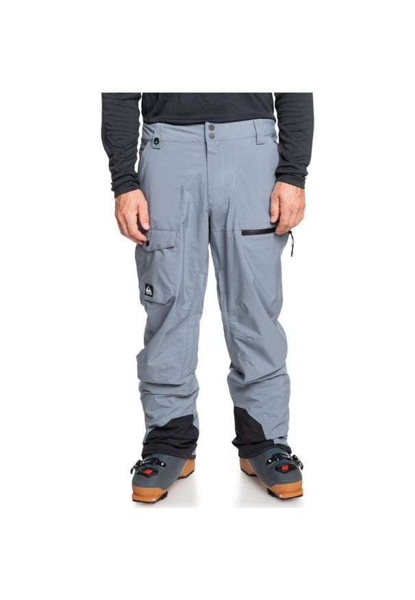 Quiksilver - Spodnie do sportów zimowych dla Mężczyzn UTILITY. Kolor: szary. Materiał: poliester, tkanina. Sezon: zima. Sport: narciarstwo