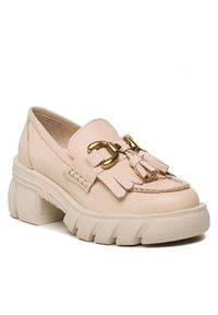 Badura Loafersy PALMI-23SS11171 Beżowy. Kolor: beżowy. Materiał: skóra #4
