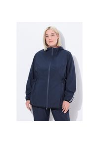 ULLA POPKEN - Damskie Kurtka przeciwdeszczowa woreczek podróżny wodoodporny. Kolekcja: plus size. Kolor: niebieski. Materiał: poliester, materiał. Sport: turystyka piesza #1