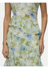 Vero Moda Sukienka wieczorowa Smilla 10346307 Turkusowy Regular Fit. Kolor: turkusowy. Materiał: syntetyk. Styl: wizytowy #2