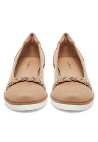 Clara Barson Baleriny WYL3395-7 Beżowy. Kolor: beżowy. Materiał: materiał #7
