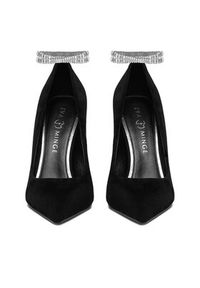 Eva Minge Szpilki EO-SALMA-LT1677-36 Czarny. Kolor: czarny. Materiał: zamsz, skóra. Obcas: na szpilce #6