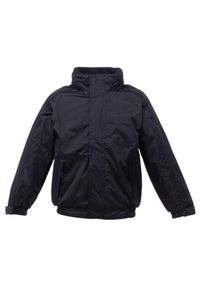 Regatta - Wodoodporna, Wiatroszczelna Kurtka Dover Dla Dzieci I Dzieci. Kolor: czarny, fioletowy, szary, wielokolorowy. Materiał: softshell. Styl: sportowy