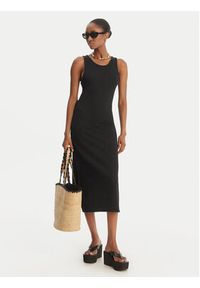 Roxy Sukienka codzienna Good Keepsake ERJKD03442 Czarny Regular Fit. Okazja: na co dzień. Kolor: czarny. Materiał: syntetyk. Typ sukienki: proste. Styl: casual #3