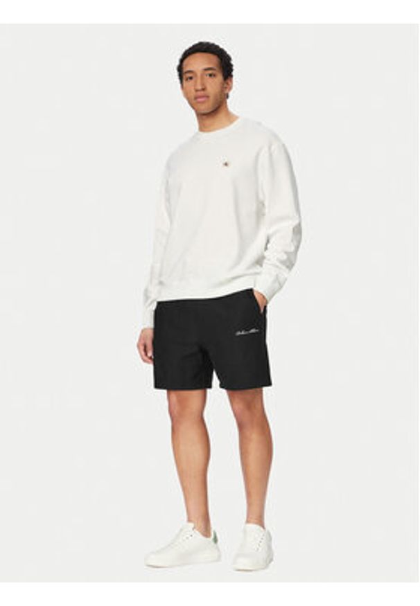 Calvin Klein Jeans Szorty sportowe LV04RF252G Czarny Regular Fit. Kolor: czarny. Materiał: bawełna. Styl: sportowy