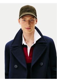 TOMMY HILFIGER - Tommy Hilfiger Czapka z daszkiem Th Flag 6 Panel Cord Cap AM0AM13583 Zielony. Kolor: zielony. Materiał: poliester, materiał #4